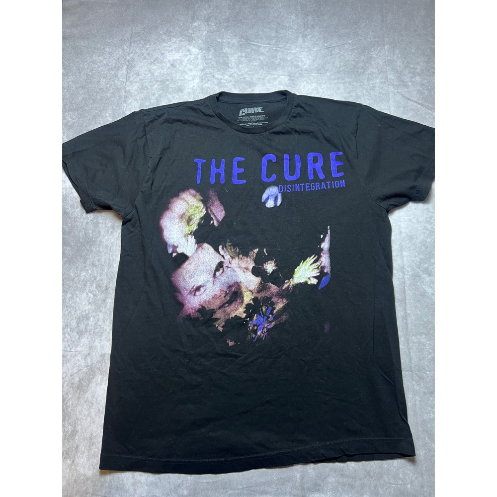 The Cure Disintegration T-Shirt Mens Large Black Graphic Band Tee Robert Smith